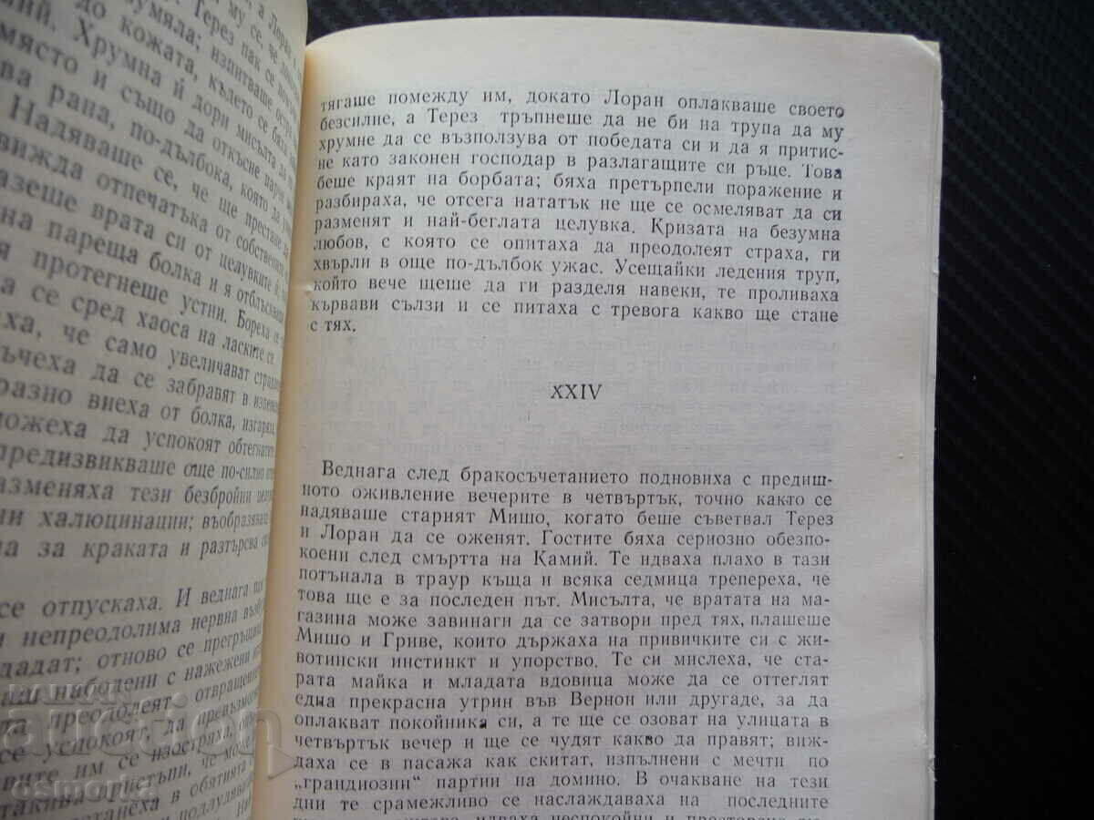 Therese Raken Emile Zola novel for only 50 cents book to read with price 0.50 BGN | € 0.26 Therese Raken Emile Zola novel for only 50 cents book to read with price 0.50 BGN | € 0.26