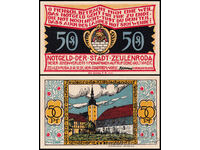 ❤️ ⭐ Notgeld Zeulenroda 1921 50 pfenning UNC new ⭐ ❤️