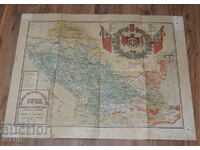 1873 историческа етнографска  географска карта 1; 2 000 000
