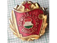 15813 Badge - Socialist Brigade - Hungary