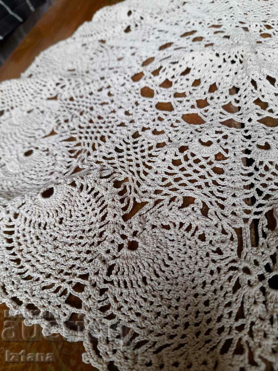 Old knitted tablecloth with price 16.00 BGN | € 8.18 Old knitted tablecloth with price 16.00 BGN | € 8.18