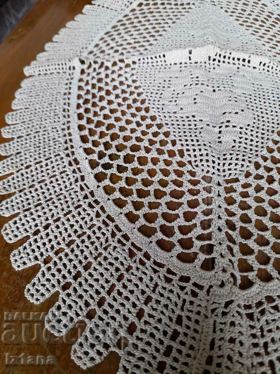 Old knitted tablecloth with price 22.00 BGN | € 11.25 Old knitted tablecloth with price 22.00 BGN | € 11.25