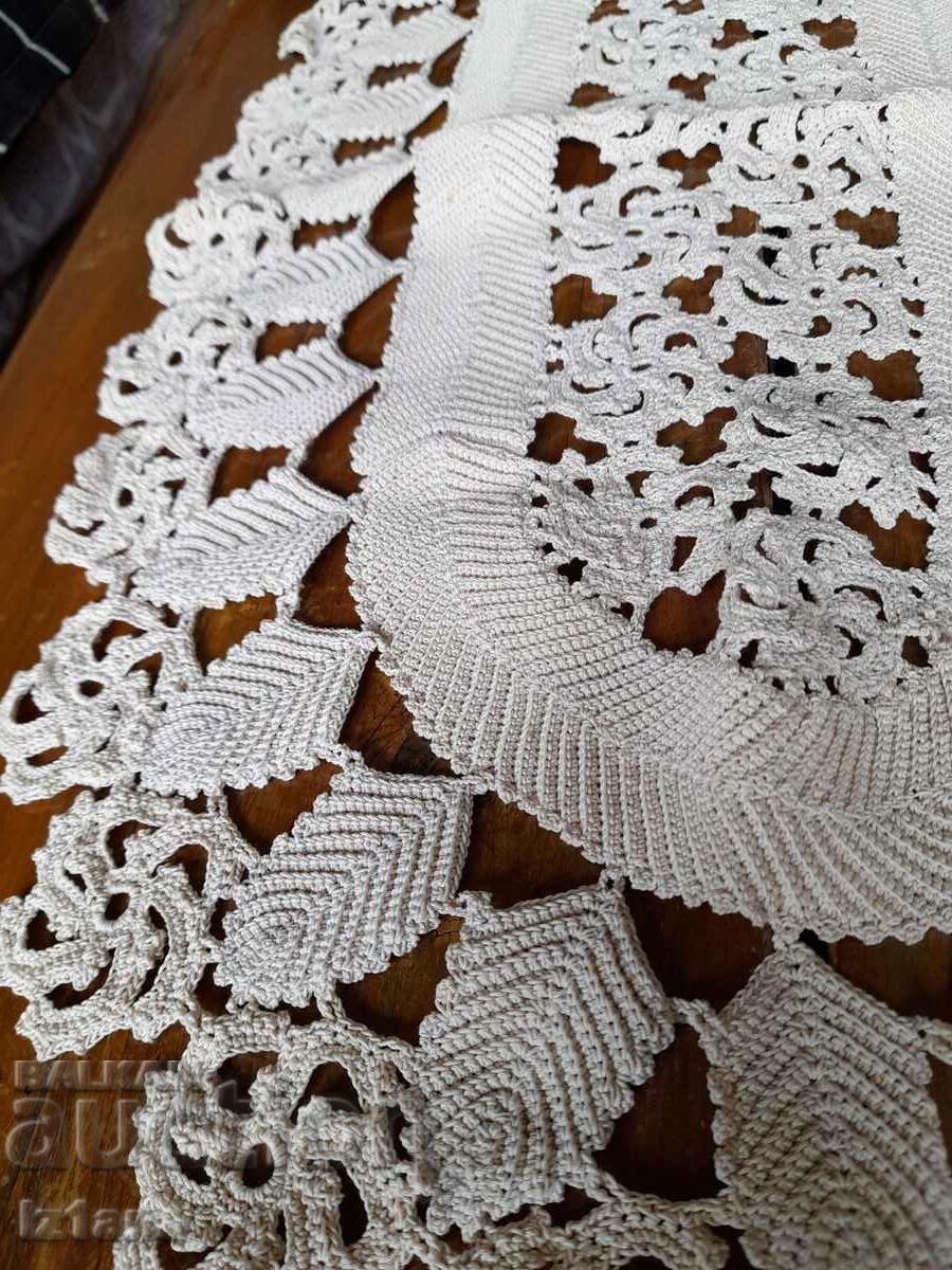Old knitted tablecloth with price 22.00 BGN | € 11.25 Old knitted tablecloth with price 22.00 BGN | € 11.25