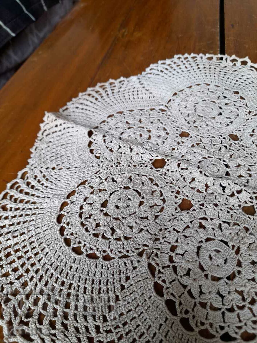 Old knitted tablecloth with price 16.00 BGN | € 8.18 Old knitted tablecloth with price 16.00 BGN | € 8.18