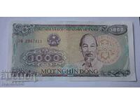 1000 Dong Vietnam 1000 Dong Vietnam 1988 Bancnotă asiatică