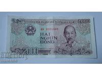 2000 донга Виетнам 2000 донг Виетнам 1988 Азиатска банкнота