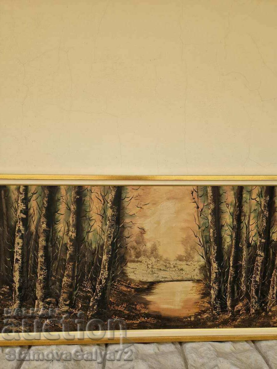 Auction Large beautiful oil painting on canvas Auction Large beautiful oil painting on canvas
