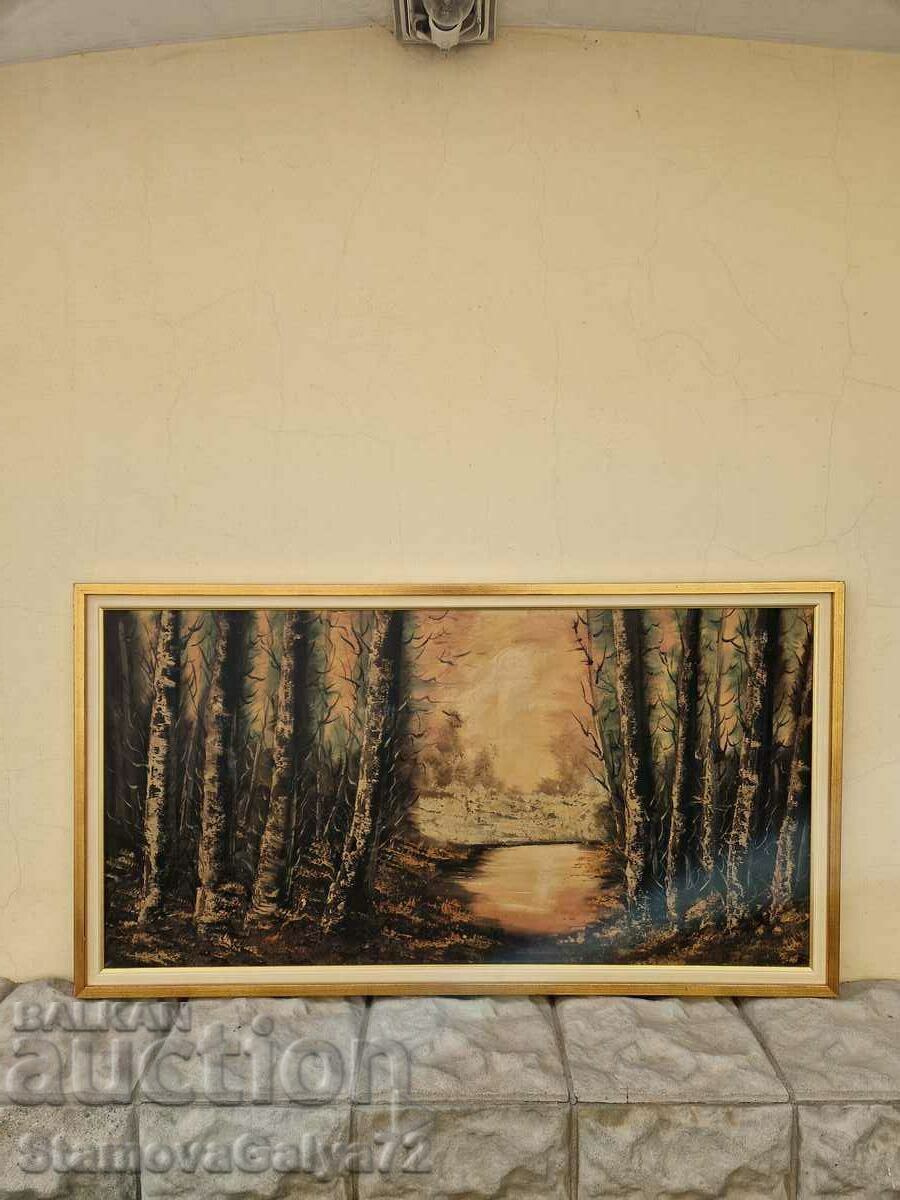Large beautiful oil painting on canvas Large beautiful oil painting on canvas