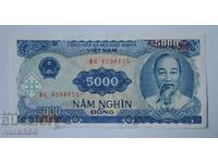 5000 dong Vietnam 5000 dong Vietnam 1991 A patra bancnotă