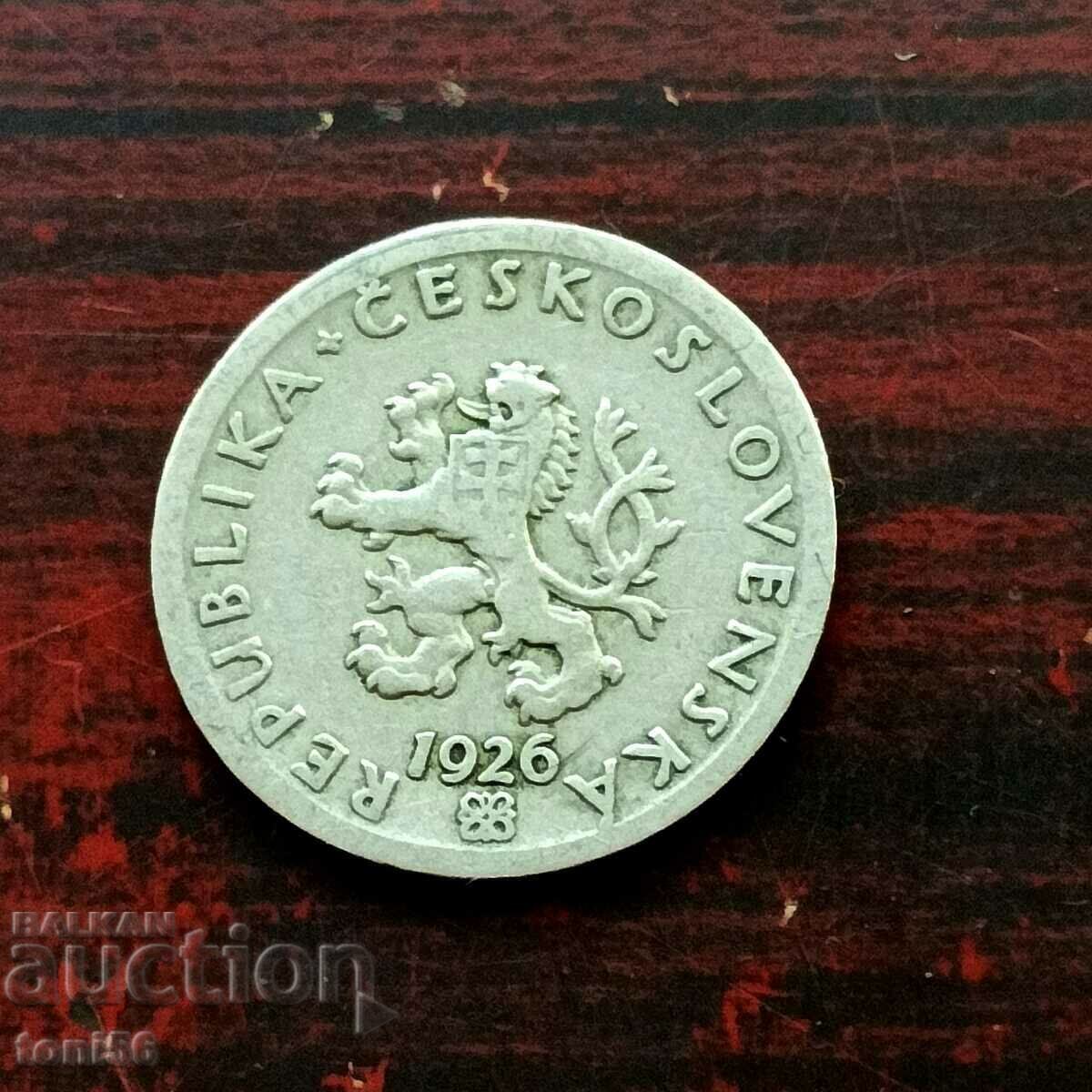 Czechoslovakia 20 Halers 1921, 1926 and 1928 50 cents each with price 0.50 BGN | € 0.26 Czechoslovakia 20 Halers 1921, 1926 and 1928 50 cents each with price 0.50 BGN | € 0.26