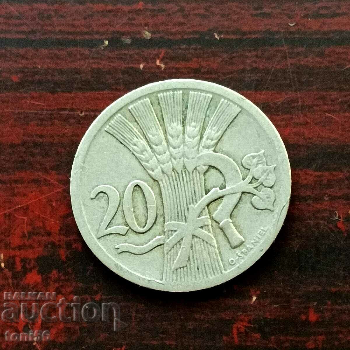 Чехословакия  20 халера 1921, 1926 и 1928 по 50 ст