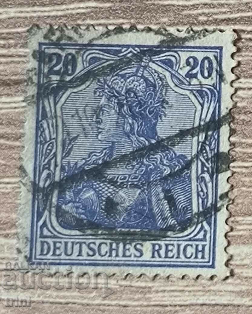 Imperiul German 1905 20 Pfennig