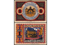 ❤️ ⭐ Notgeld Osnabrück 1921 1 γραμματόσημο UNC νέο ⭐ ❤️