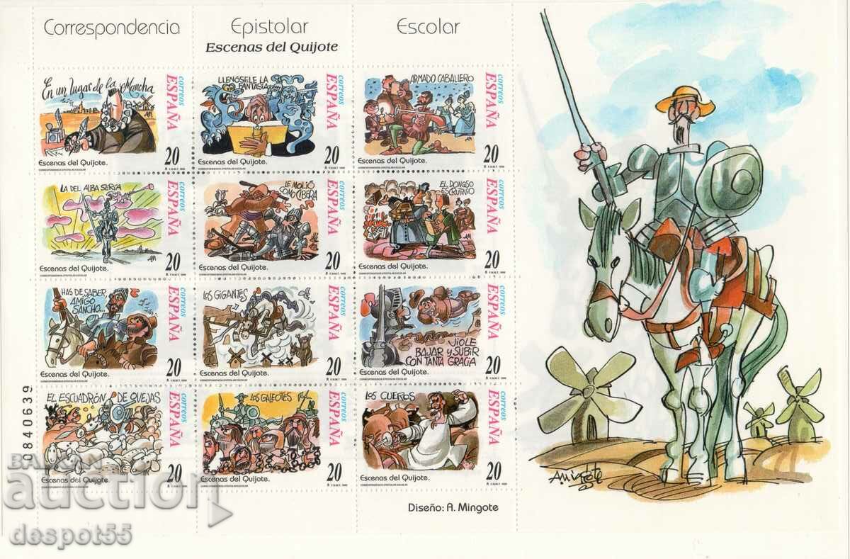 1998. Spania. Don Quijote. Bloc.