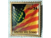 15834 Badge - Flag USA Flag