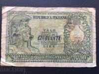 Italy 50 lira