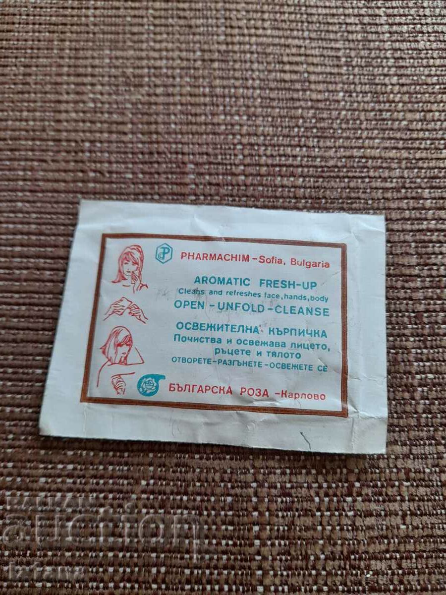 Old refreshing tissue BGA Balkan, Bulgarian rose with price 11.00 BGN | € 5.62 Old refreshing tissue BGA Balkan, Bulgarian rose with price 11.00 BGN | € 5.62