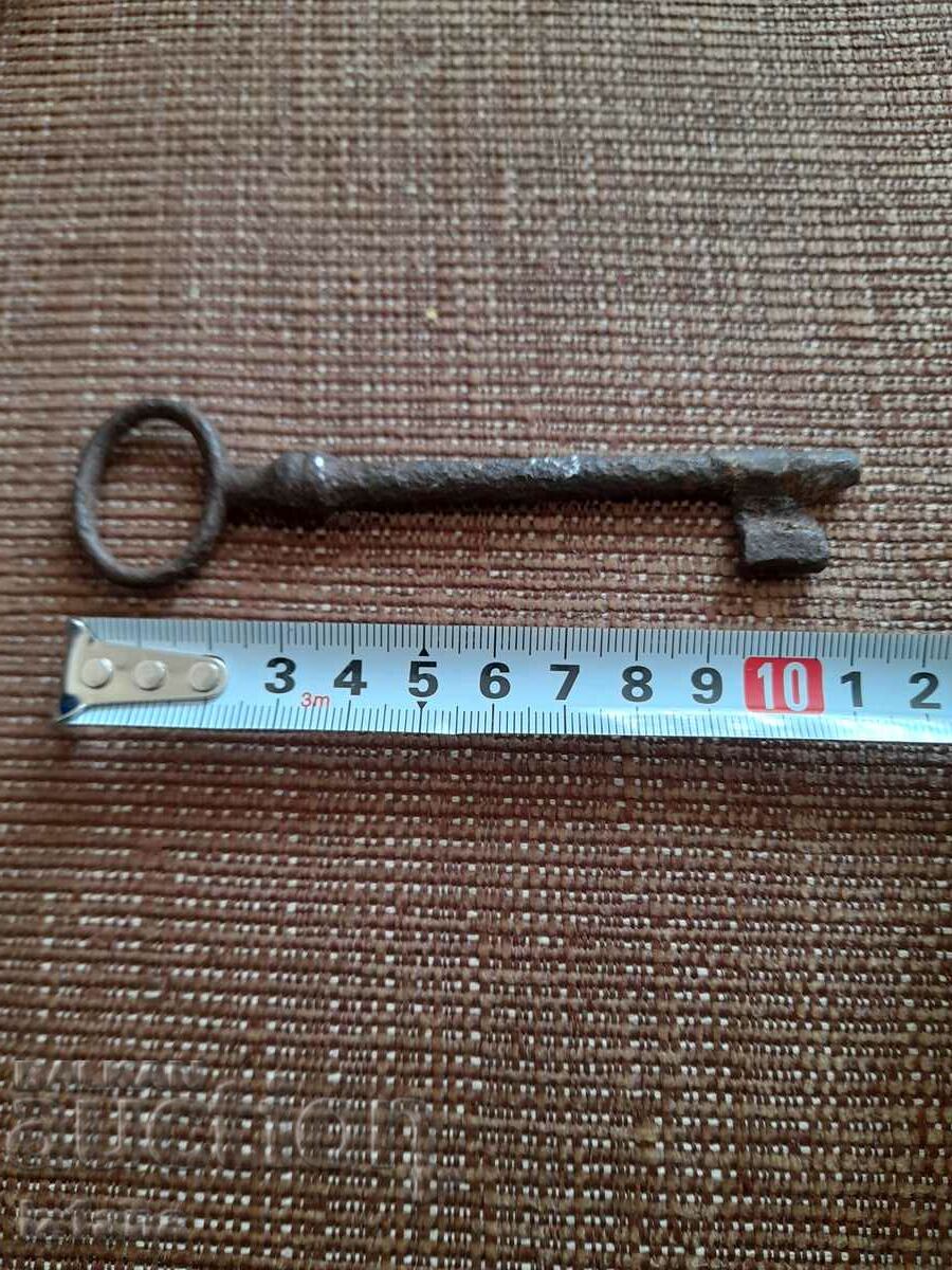 Old metal key with price 10.00 BGN | € 5.11 Old metal key with price 10.00 BGN | € 5.11