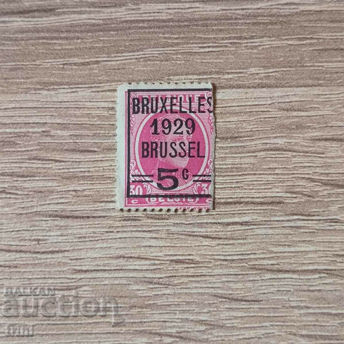 Βέλγιο 1929 5/30 υπέρτυπο