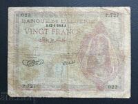 Algeria franceză 20 de franci 1944