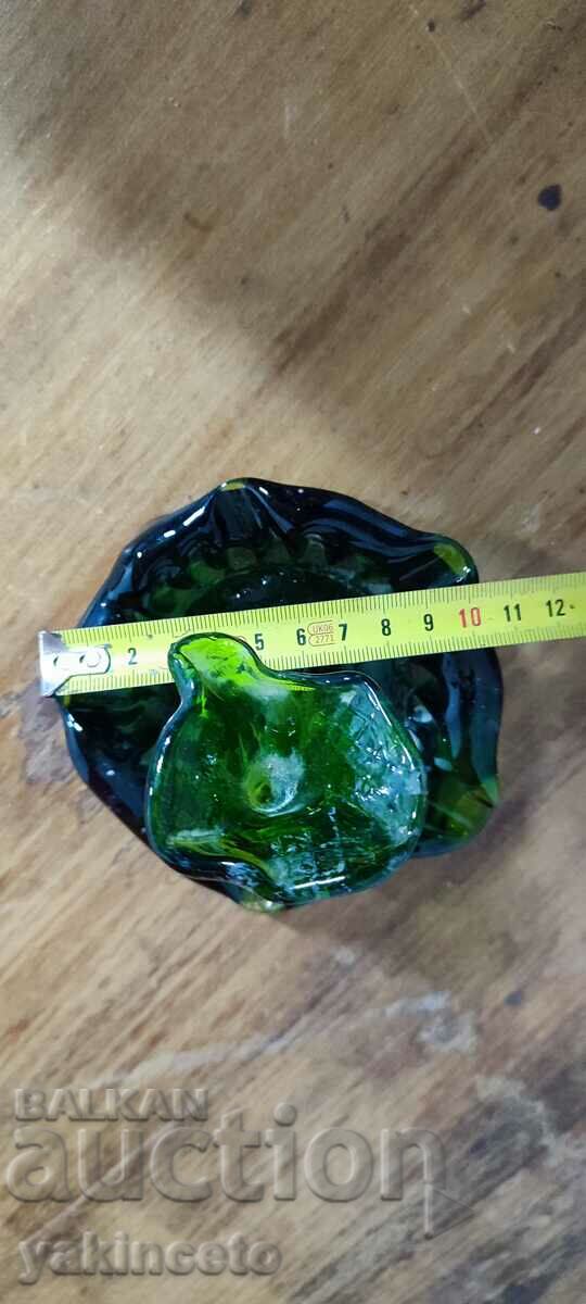 Old glass ashtray with price 35.00 BGN | € 17.90 Old glass ashtray with price 35.00 BGN | € 17.90