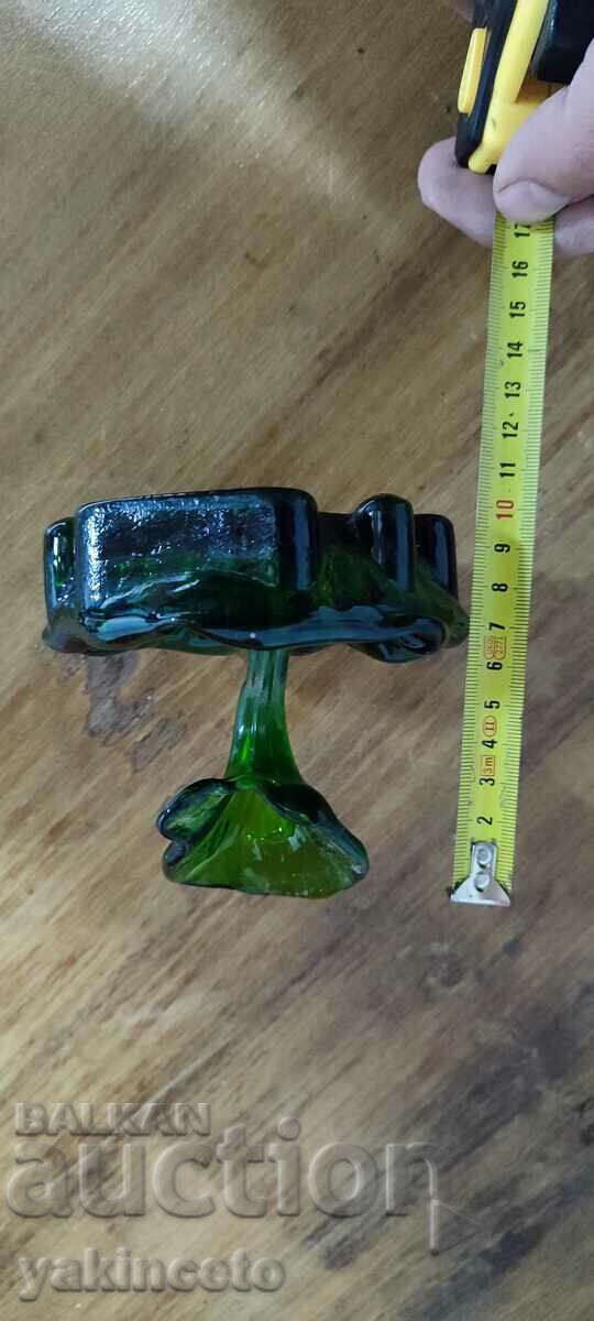 Auction Old glass ashtray Auction Old glass ashtray