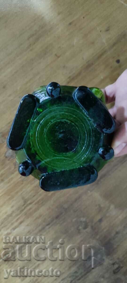 Old glass ashtray - 6 Old glass ashtray - 6