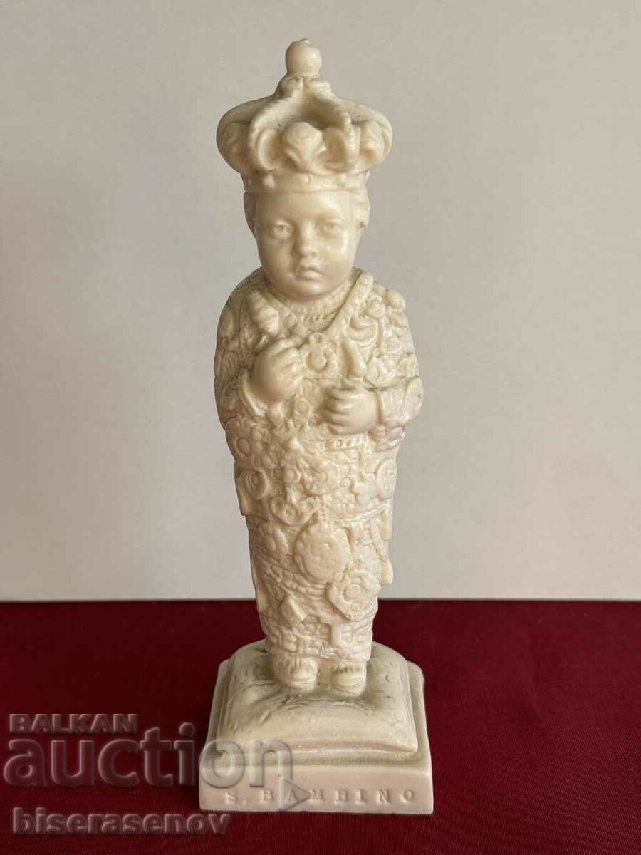 O frumoasă figură de alabastru italian (marcată)