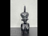 Figura africană din lemn / Bust de femeie. #5338