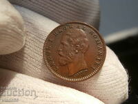 Rare Romanian coin 1 ban 1900