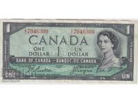 1 dollar 1954, Canada