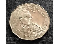 Australia. 50 cents 1970 Captain Cook. UNC.