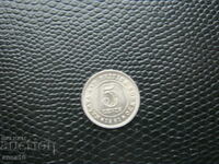 Malaya and Borneo 5 cent 1961