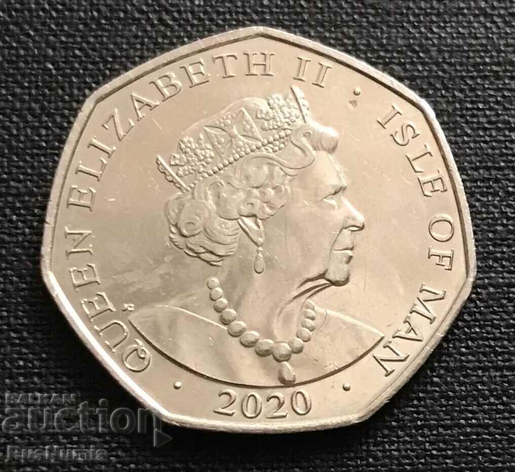 Isle of Man.50 pence 2020.Rupert Bear (Edward Trunk).UNC. with price 27.00 BGN | € 13.80 Isle of Man.50 pence 2020.Rupert Bear (Edward Trunk).UNC. with price 27.00 BGN | € 13.80