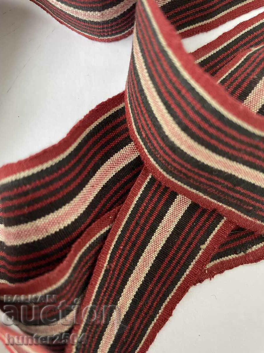 Woven belt, wool, 215/3.5 cm with price 25.95 BGN | € 13.27 Woven belt, wool, 215/3.5 cm with price 25.95 BGN | € 13.27