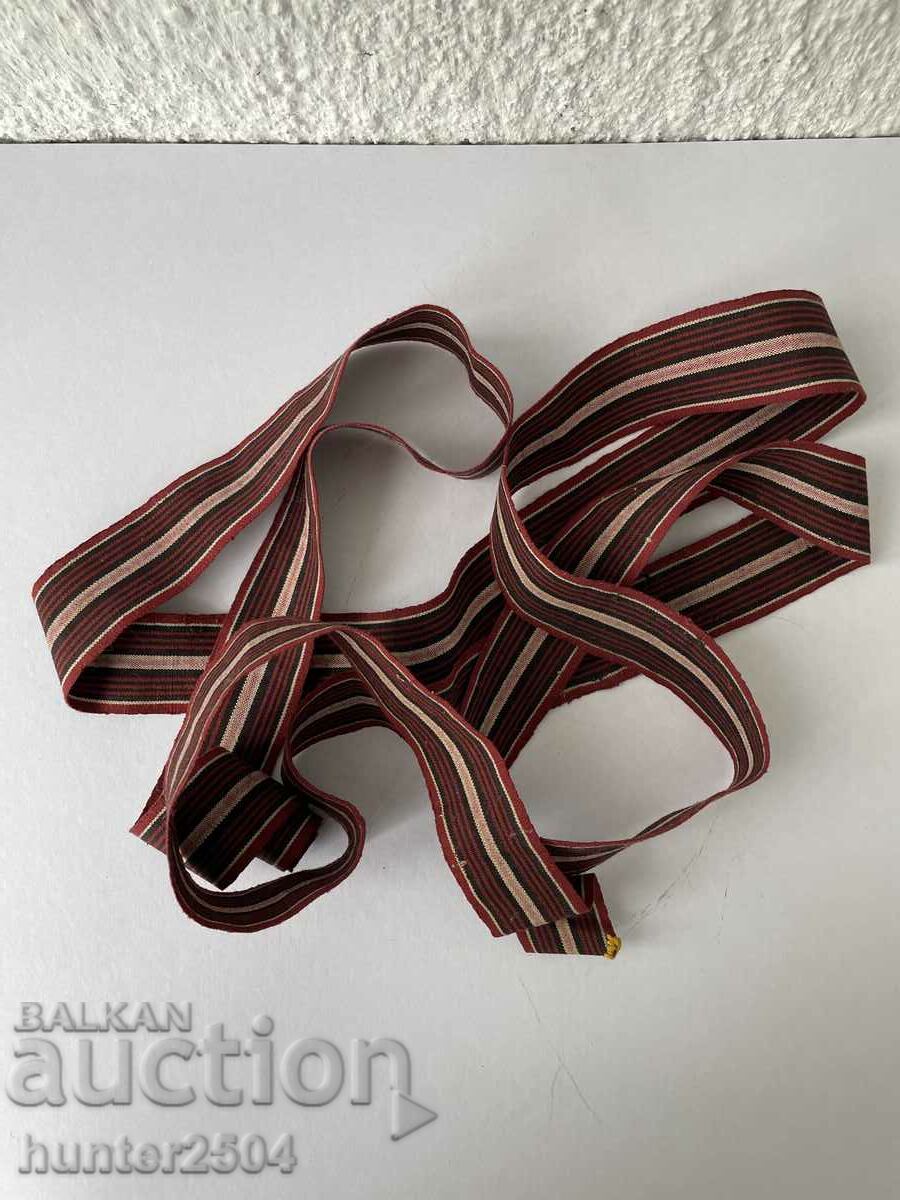 Woven belt, wool, 215/3.5 cm