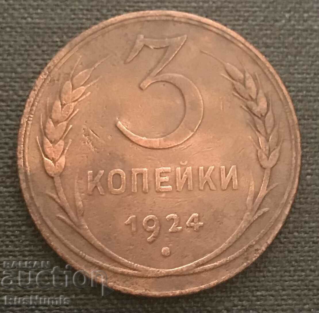 СССР. 3 копейки 1924 г.