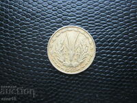 ЗАп. Африка  1  франк  1965