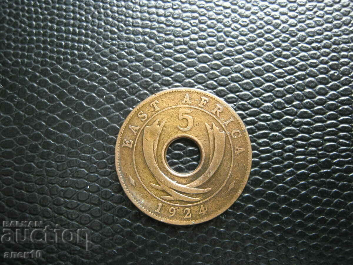 Ex. Africa 5 cent 1924