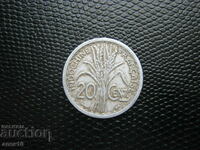 Indochina 20 centimes 1945