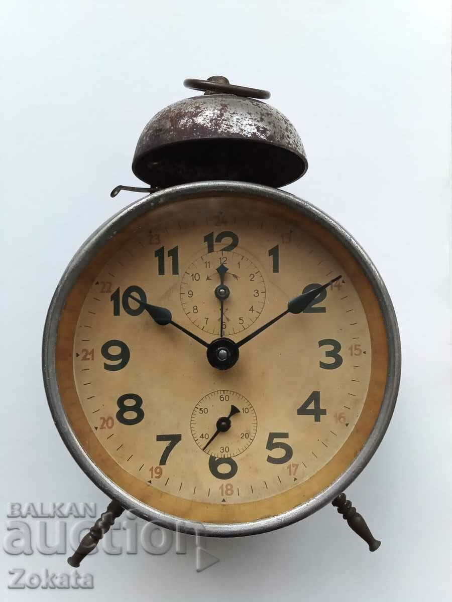 Old alarm clock. Hamburg Germany.