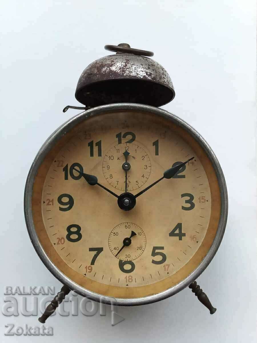 Old alarm clock. Hamburg Germany. Old alarm clock. Hamburg Germany.