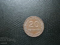 Mozambic 20 centavos 1941