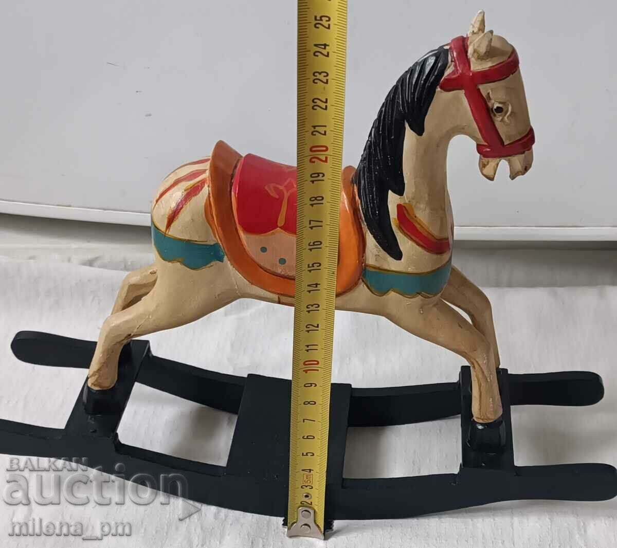 Auction Old wooden Horse Auction Old wooden Horse