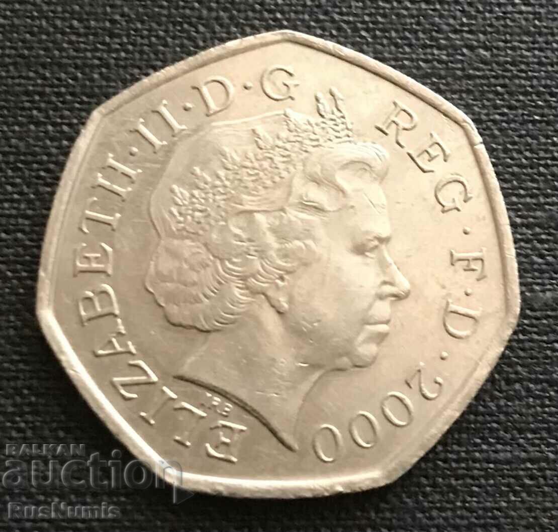 Great Britain.50 pence 2000.Public Libraries. with price 6.50 BGN | € 3.32 Great Britain.50 pence 2000.Public Libraries. with price 6.50 BGN | € 3.32