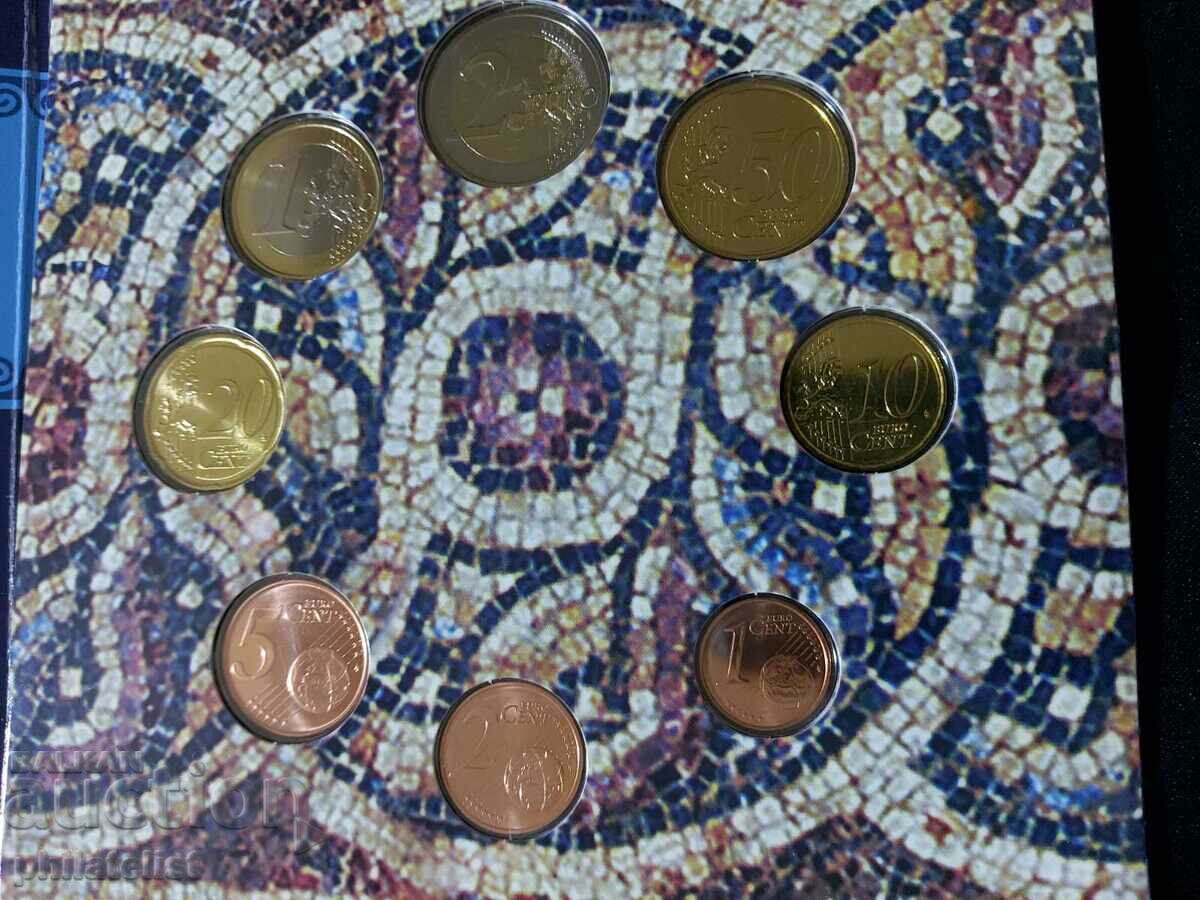 Cyprus 2013 - Complete bank euro set from 1 cent to 2 euros with price 80.00 BGN | € 40.90