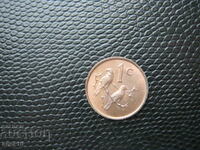 Юж. Африка  1  цент  1967