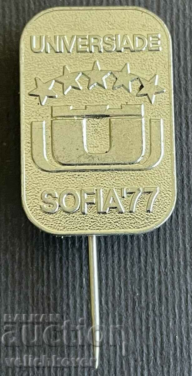 37168 Bulgaria semnează Universiada de vară Sofia 1977.