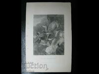 19th Century Old Duncan Hunting Scene Engraving