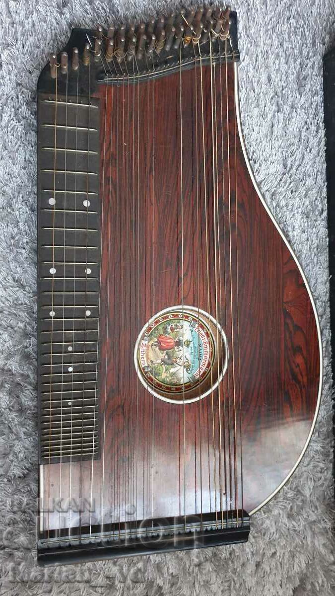 Auction Old musical instrument zither Auction Old musical instrument zither
